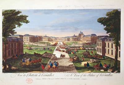 View of the Palace of Versailles by Jacques Rigaud